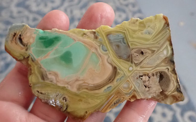 LITTLE GREEN MONSTER  MINE  CLAY CANYON Variscite slab 51.1g