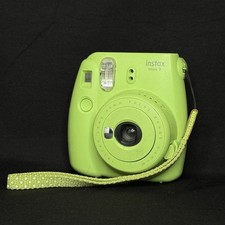Fujifilm Instax Mini 9 Instant Camera Light Green Tested Shutter Wont Close READ