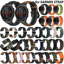 Quick Fit Strap For Garmin Instinct 3 45mm 50mm Nylon Silicone Leather Watchband