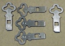 Flat key blanks patented 1870 by Brainford Lock Works