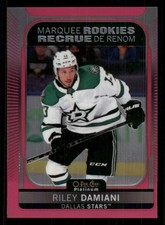 2021-22 O-Pee-Chee Platinum Matte Pink Riley Damiani Dallas Stars #291