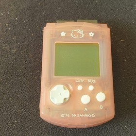 SEGA Dreamcast HELLO KITTY PINK Console set (HKT-3000),Pad,Keyboard,Box, Working