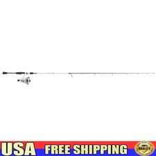 Medium Graphite Spincasting Fishing Pole Combo 5ft 8in 2pc Rod Reel EVA Handle