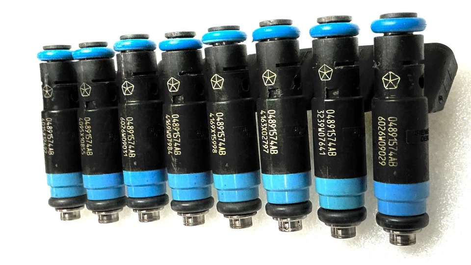 Conjunto 8 injetores de combustível 500cc Dodge Jeep Ram Chrysler SRT Hemi 03-05 5.7L 6.1L V8 - Imagem 2 de 4