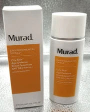 Murad City Skin Age Defense Mineral Sunscreen SPF 50 UVA/UVB  1.7 oz - Exp. 1/27