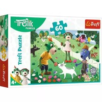 Puzzle 60 ElementóW. Radosny Dzień TreflikóW. Rodzina TreflikóW Trefl