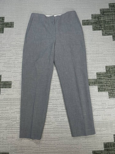 Aritzia Babaton Markova Dress Pants Women 8 Gray Mid Rise Slim Fit Straight Leg