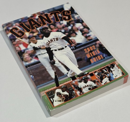 2002 San Francisco Giants MLB Media Press Guide BBmg3 Barry Bonds - Picture 3 of 5