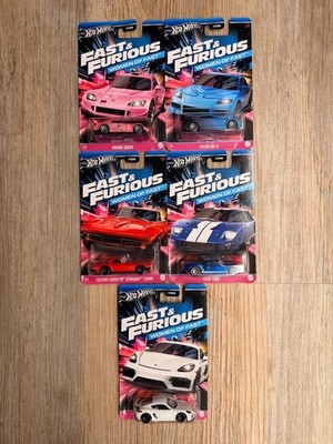 Full Set (5) Hot Wheels Fast & Furious Women of Fast inkl. Suki s Pink Honda S2000