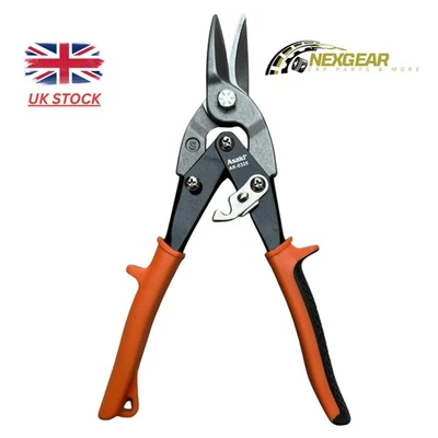 ASAKI AK-0335 AVIATION TIN SNIPS SHEET METAL CUTTERS CUTTING SHEARS STRAIGHT CUT