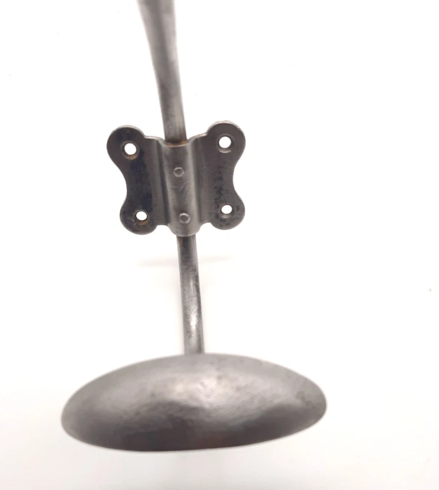 Porte manteau ancien vintage mural métal-bois - Patère vintage - Photo 3/4