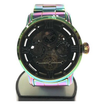 INVICTA 40990 Black Case Size 47mm Wrist Size 18cm Used Watch #11020