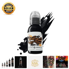 1 oz Legendary Outlining Black Tattoo Ink - Purified Cruelty-Free Formula