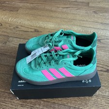Adidas Barreda Decode Sneakers Green Pink Women s Size 6.5 No Box Top JR3540