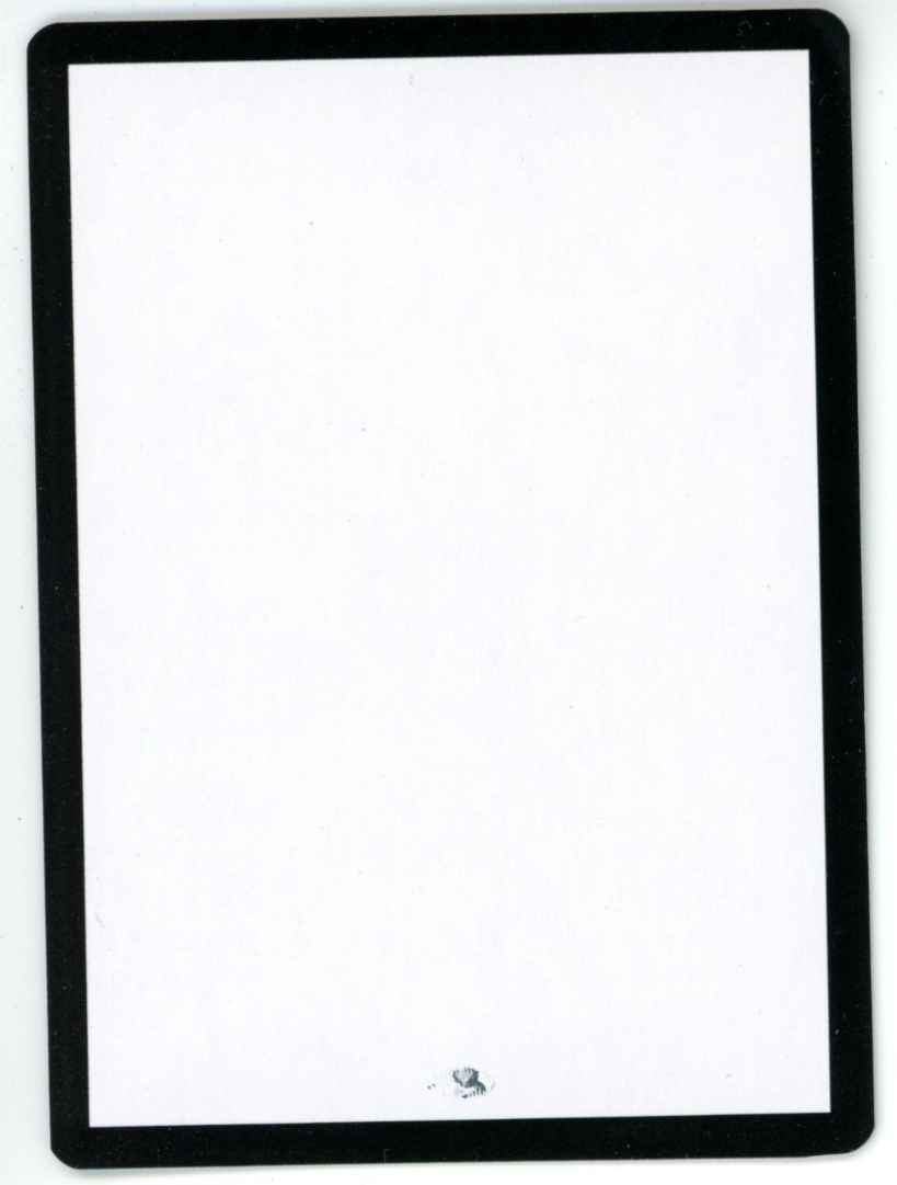 MTG - Blank Card Misprint - Rare Stamp Double Misprint | eBay