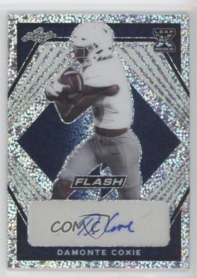2021 Leaf Flash Navy Blue 47/75 Damonte Coxie #BA-DC1 Auto 0tx6