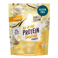 Grass Fed Whey Protein Powder Vanilla Smoothie 25g Protein & 10g Collagen 20 Ser