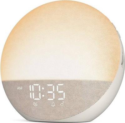 Sunrise Alarm Clock White Noise Machine: Natural Wake Up Light - Dimmable Clock