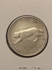 1967 Canada Silver Quarter 25 Cents Bobcat Centennial .800 Fine Coin VF