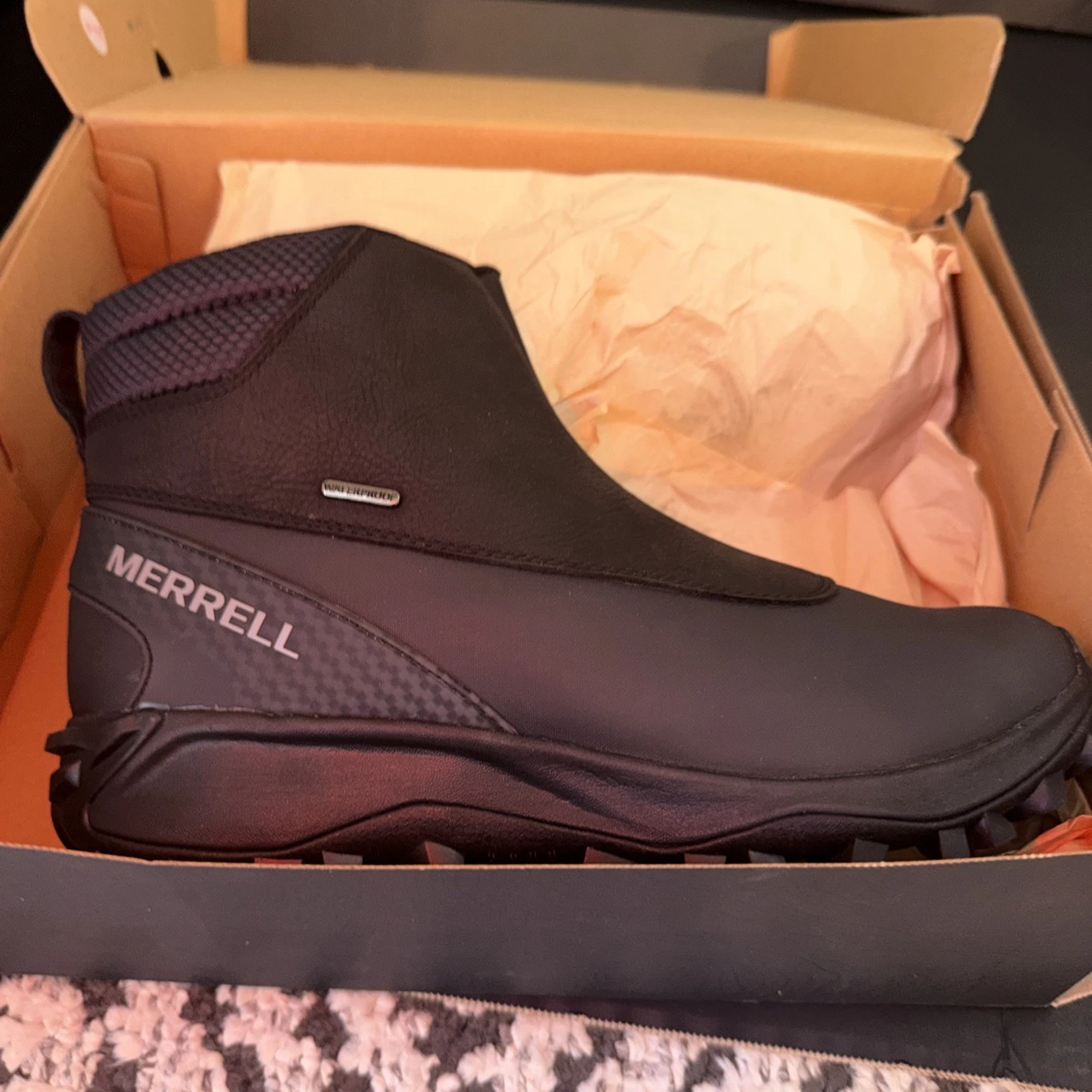 Merrell Thermo Kiruna Mid Zip WP Waterproof Boots Mens Size 11 Black Insulated
Opens in a new window