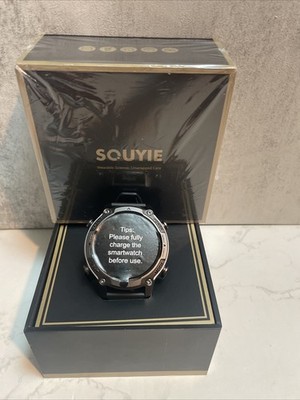 SOUYIE  Smart Watch with Standalone GPS & Offline Maps, 5ATM Waterproof, 1.43'' A