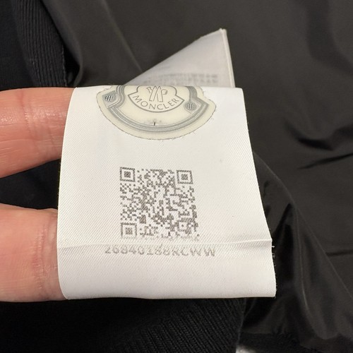 Cárdigan Moncler Tricot Negro Talla Mediana Se Ajusta a S/M 100% Auténtico - Imagen 10 de 16
