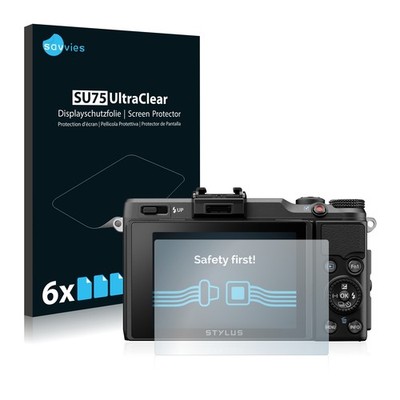 6x Schutzfolie für Olympus Stylus XZ-2 Displayschutz