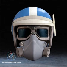 Arc Raiders Ryder Helmet Cosplay Display Wearableunpainted