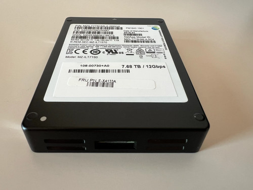 Netapp 7.68 TB SAS Samsung PM1643 2.5" SSD EX4133A 12 Gbps - MZILT7T6HMLA-000G4