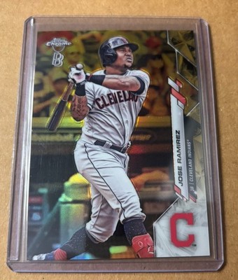 2020 Topps Chrome Ben Baller Edition - Jose Ramirez #190 Gold Refractor /50