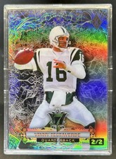 2024 Wild Card 7 Studs Vinny Testaverde ComboDiamondFlourishes Rainbow Silver /2