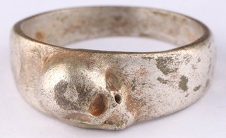 Ring Skull WWII Gothic brutal WW1 Biker gift Death head WWI Goth WW2 Punk jewel