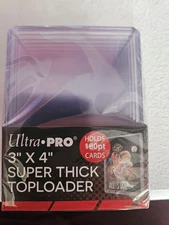 Ultra Pro 3 x 4 Super Thick 180pt Toploader - Pack of 10