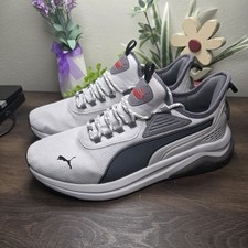 PUMA Amplifier Slip On Mens Grey Sneakers Casual Shoes 39686730 Size 11 0074