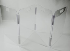 Pet Barrier 4-Panel Free-Standing Pet Gate Foldable Protect Your Indo...