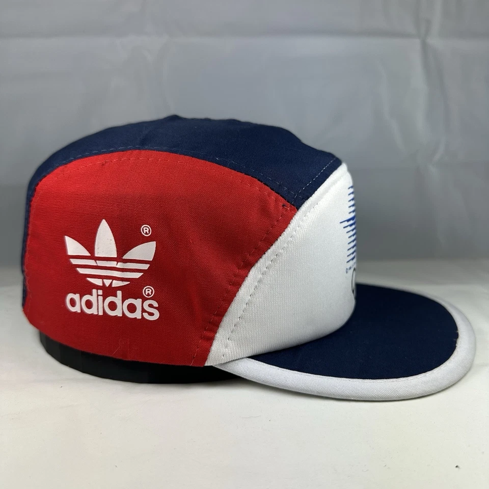 Gorra vintage de los Juegos Olímpicos de 1980 Comité Olímpico 5 paneles Snapback Cap, Adidas Foto 4 de 4