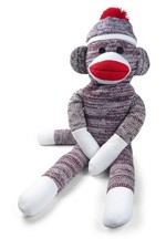 The Original Sock Monkey, Hand-Knit, Plush Material, 20" inch