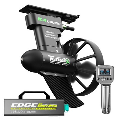K4C Paddle Board Motor, Electric Fin & Steerable Kayak Motor（B8 Battery)