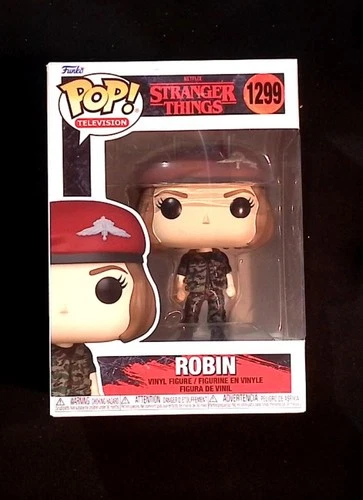 Robin Funko Pop! 1299 Stranger Things Netflix 80s D&D Vecna Mind Flayer protctor