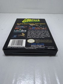 Godzilla: Monster of Monsters NES CIB Nintendo Entertainment System Box Manual