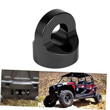 Front Tow Hook Loop, RZR Billet Aluminum Tie Black Style RZR Front Tow Hook
