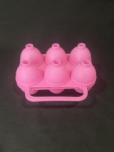 1 Jello Jigglers Easter Plastic Easter Egg Mold  Pink, See Desc