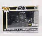 Funko Pop Star Wars The Mandalorian in N1 Starfighter (with Grogu) 592 Exclusive