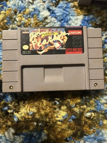 Snes Lot Of 2 Games Street Fighter 2 And Street Fighter 2 Turbo