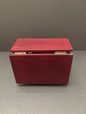 Miniature 1/12 Scale Drop Leaf Table Bespaq Cherry Wood