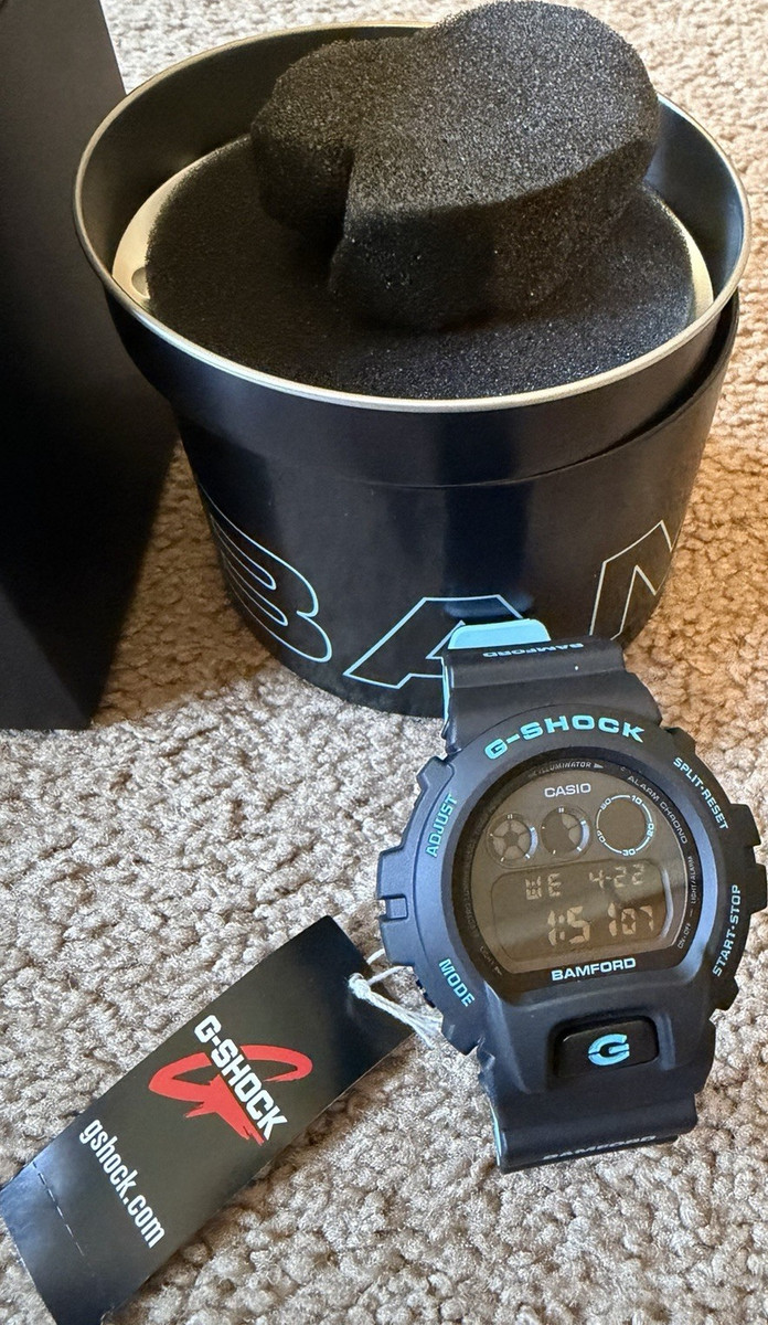 Casio G-SHOCK DW6900BWD-1CR Bamford Limited Edition Black Blue