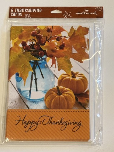 Hallmark Cards 6 Pack Happy Thanksgiving Thanksgiving Cards New Old ...