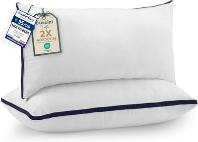 Utopia Bedding Bettkissen (2er Set), 40 x 70 cm Bettkissen Paar, Tess