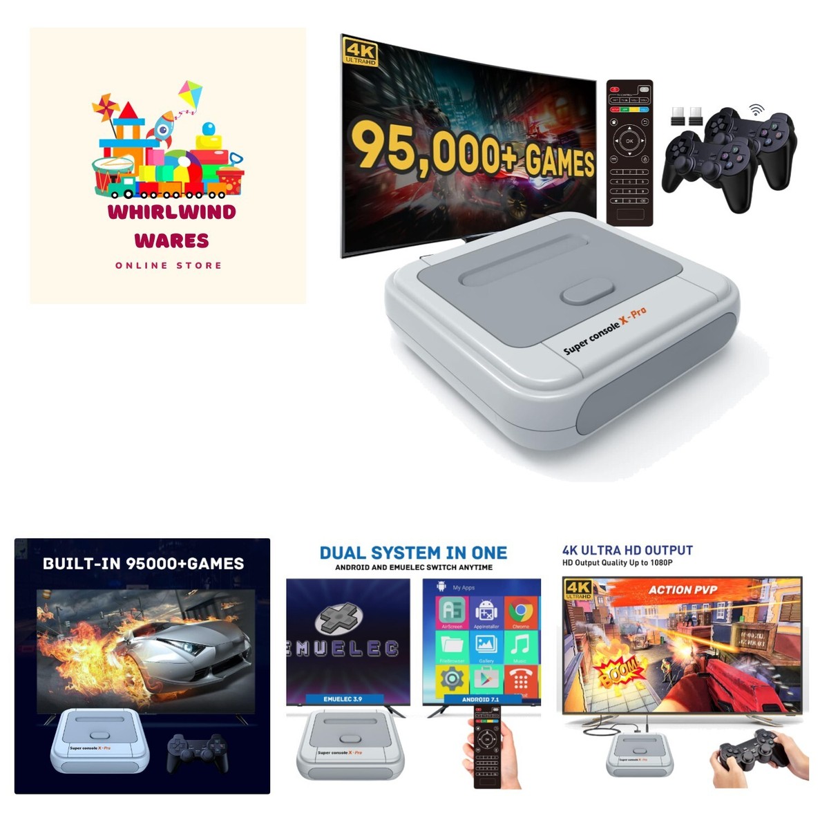その他 SuperConsole X-PRO Super Console X Pro | Console With Built-In Games - Kinhank