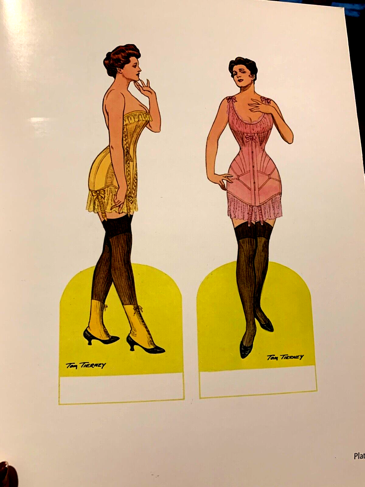 1985 Gibson Girl Paper Dolls BOOK Victorian Fashions History by Tom